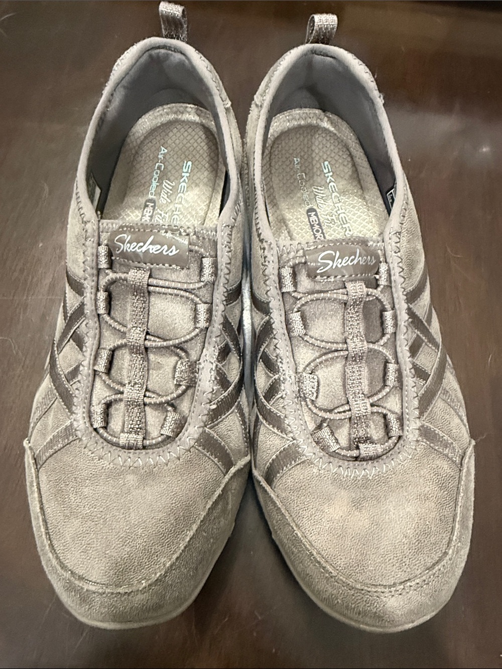 Skechers Women's Slip-On Sneakers in Brown